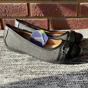 Houndstooth flats craft and barrow ortholite ECO flats Size 7.5 new with tag